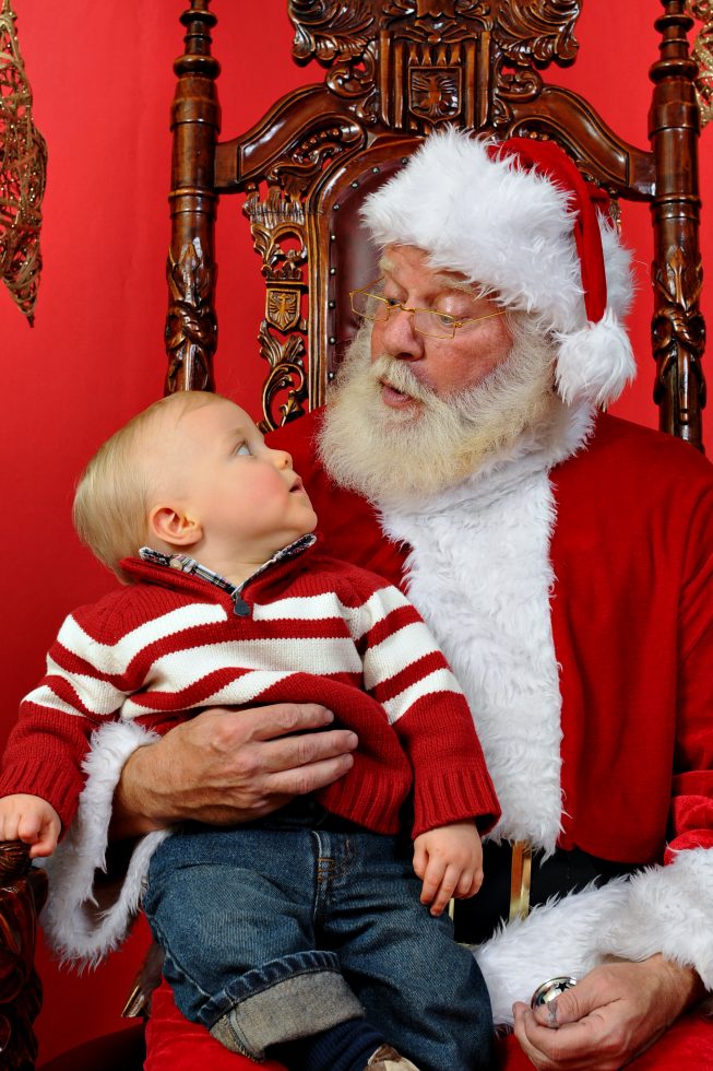 Santa lap